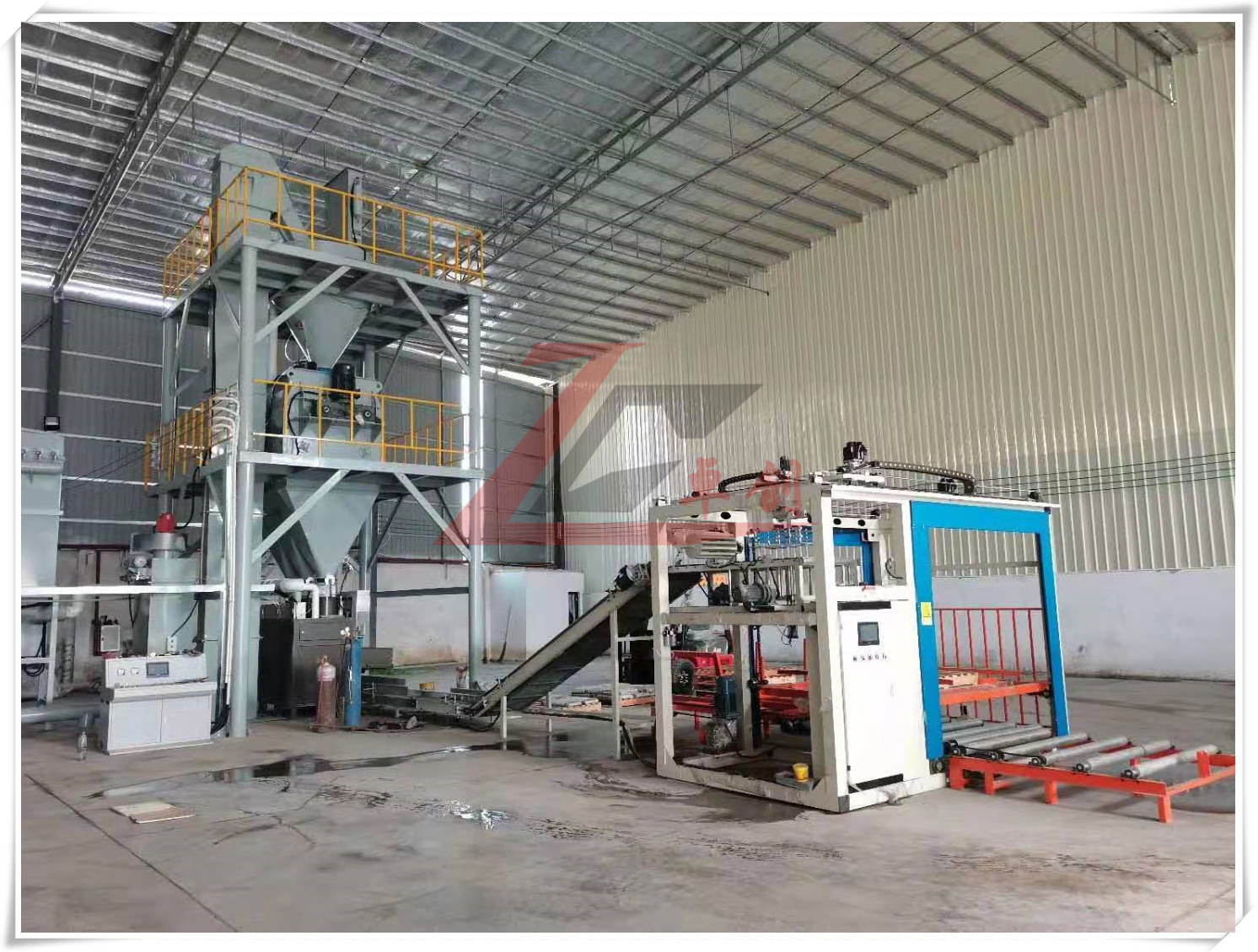 自動(dòng)碼垛干粉砂漿生產(chǎn)線(xiàn)